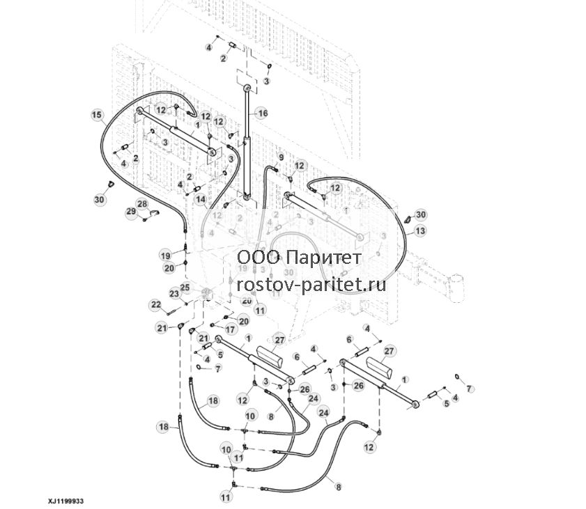 Headboard Hydraulic Lines, VLS ( - XXXXXX) - ST776160 129.jpg